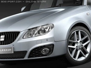 Seat Exeo Sedan 3D Model