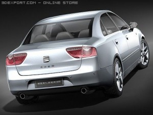 Seat Exeo Sedan 3D 模型