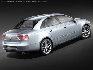 Seat Exeo Sedan 3D Model