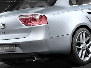 Seat Exeo Sedan 3D 模型