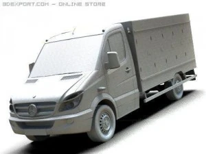 Mercedes-Benz Sprinter Icetruck 3D Model