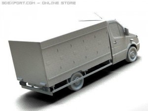 Mercedes-Benz Sprinter Icetruck Model 3D