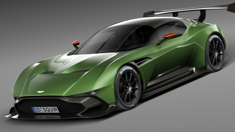 Aston Martin Vulcan 2016 3D Model .c4d .max .obj .3ds .fbx .stl .blend 