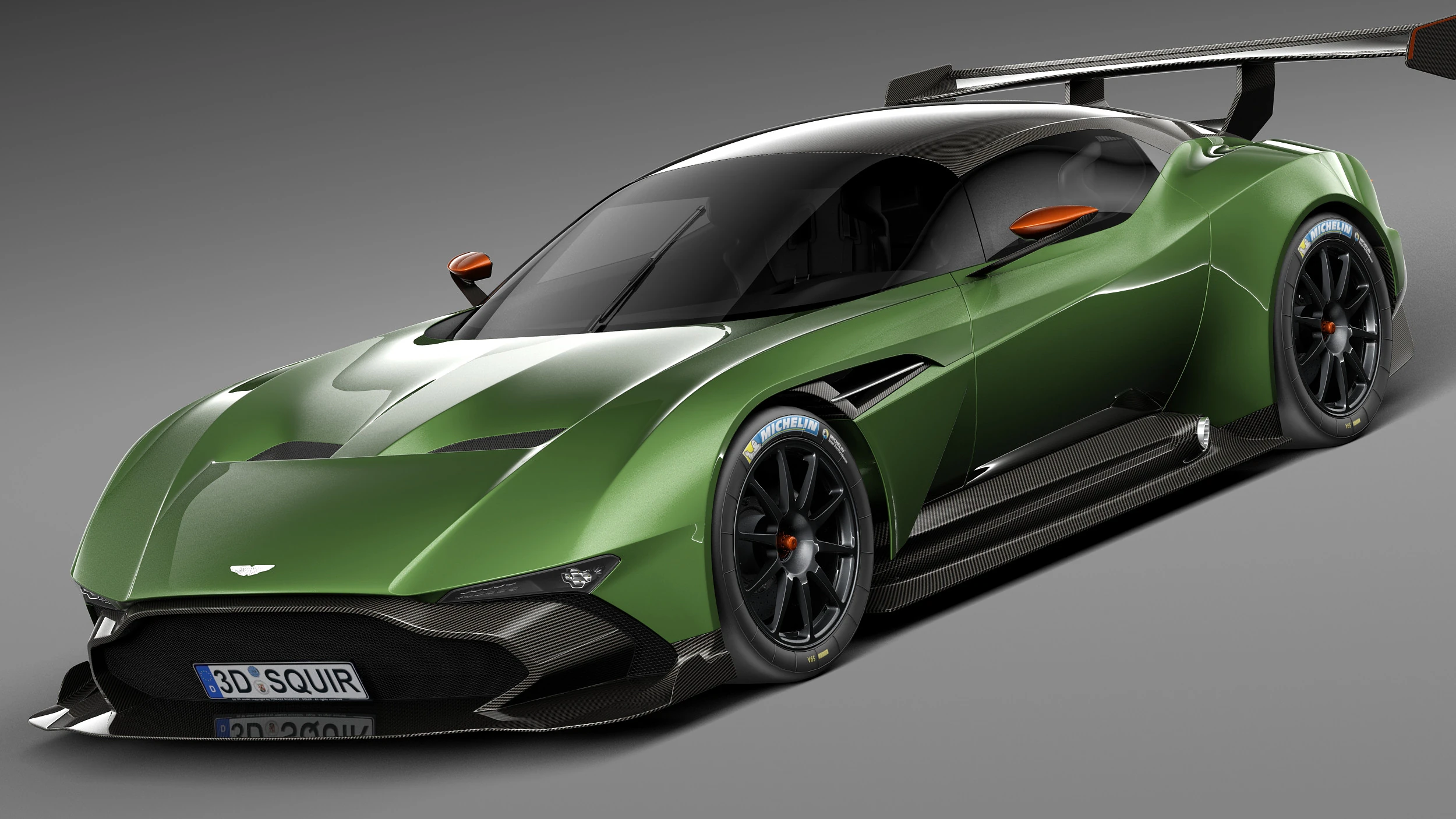 Aston Martin Vulcan 2016 3D Model .c4d .max .obj .3ds .fbx .stl .blend 