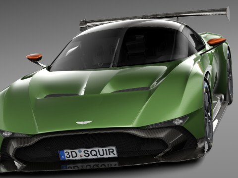 Aston Martin Vulcan 2016 3D Model