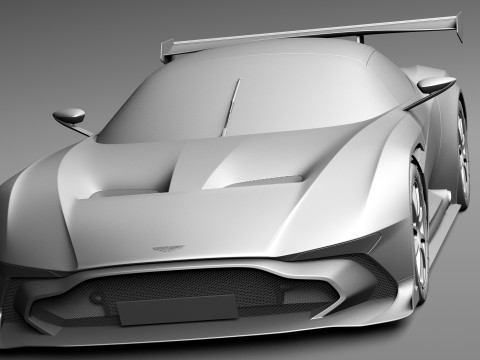 Aston Martin Vulcan 2016 3D Model