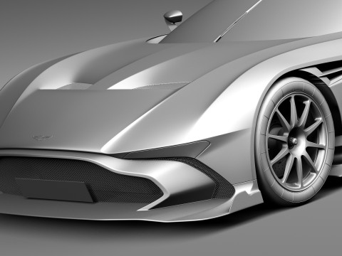 Aston Martin Vulcan 2016 3D Model