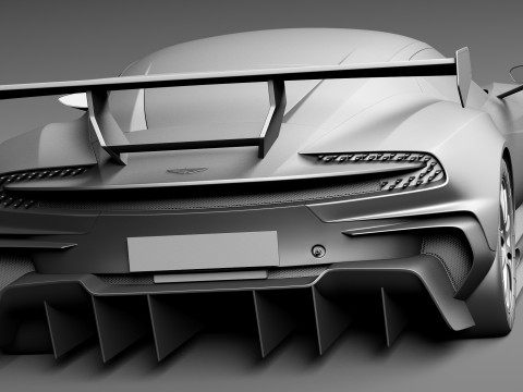 Aston Martin Vulcan 2016 3D Model