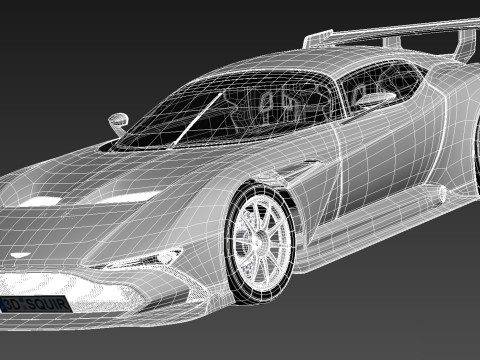 Aston Martin Vulcan 2016 3D Model