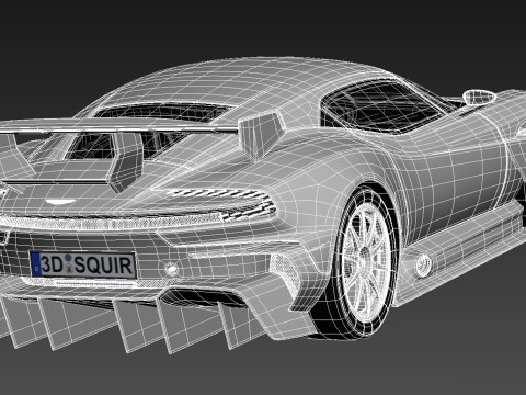 Aston Martin Vulcan 2016 3D Model