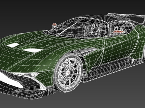 Aston Martin Vulcan 2016 3D 模型
