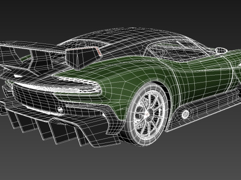 Aston Martin Vulcan 2016 3D 模型