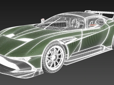 Aston Martin Vulcan 2016 3D Model