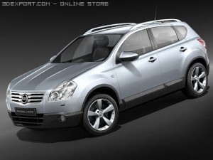 Nissan Qashqai 2 3D Model