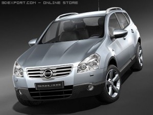 Nissan Qashqai 2 3D Модель
