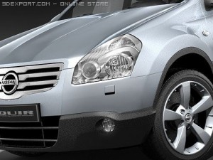 Nissan Qashqai 2 3D Модель