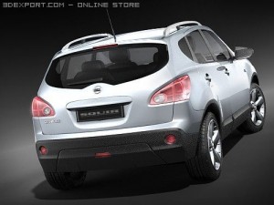 Nissan Qashqai 2 3D Модель