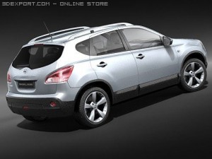 Nissan Qashqai 2 3D Модель