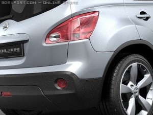 Nissan Qashqai 2 3D Модель