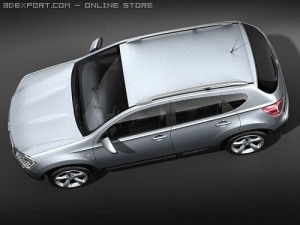 Nissan Qashqai 2 3D Модель