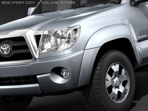 Toyota Tacoma Access Cab 3D Model
