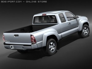 Toyota Tacoma Access Cab 3D Model