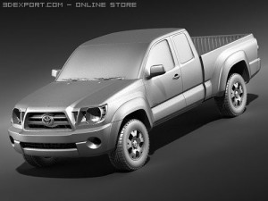 Toyota Tacoma Access Cab 3D Model