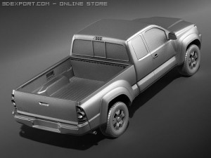 Toyota Tacoma Access Cab 3D Model