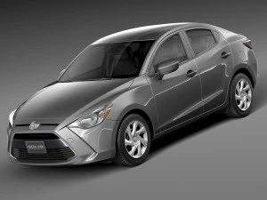 Toyota Yaris Sedan 2016 3D Model