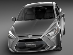 Toyota Yaris Sedan 2016 3D मॉडल