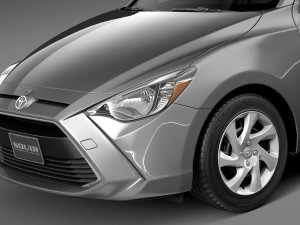 Toyota Yaris Sedan 2016 3D मॉडल