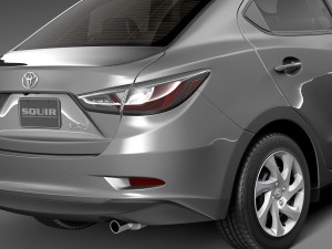 Toyota Yaris Sedan 2016 3D मॉडल