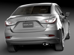 Toyota Yaris Sedan 2016 3D मॉडल