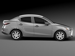 Toyota Yaris Sedan 2016 3D मॉडल