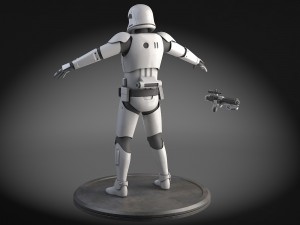 Star Wars First Order Stormtrooper Light Modello 3D