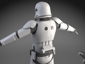 Star Wars First Order Stormtrooper Light Modello 3D
