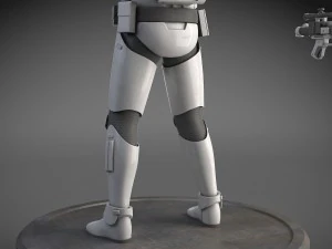 Star Wars First Order Stormtrooper Light 3D Model