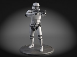 Star Wars First Order Stormtrooper Light Modello 3D