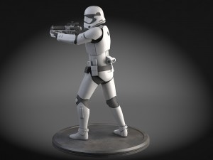 Star Wars First Order Stormtrooper Light Modello 3D