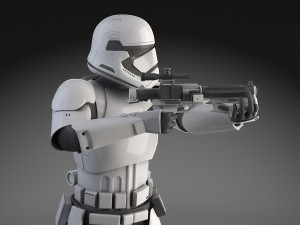 Star Wars First Order Stormtrooper Light Modello 3D