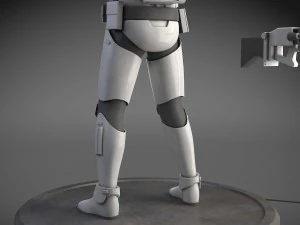 Star Wars First Order Stormtrooper Heavy 3D Model