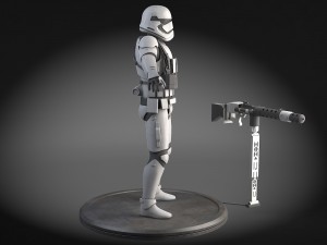 Star Wars First Order Stormtrooper Heavy 3D-Modell