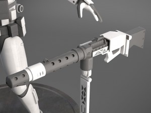 Star Wars First Order Stormtrooper Heavy 3D-Modell
