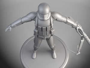 Star Wars First Order Stormtrooper Heavy 3D-Modell