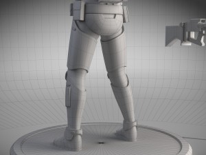 Star Wars First Order Stormtrooper Heavy 3D-Modell