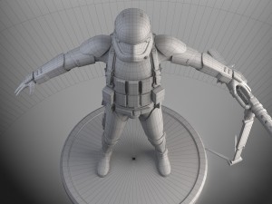 Star Wars First Order Stormtrooper Heavy 3D-Modell