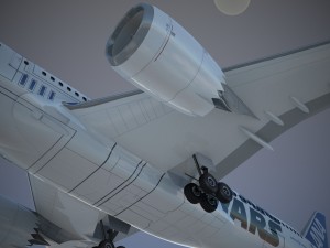 Boeing 787 Dreamliner Star Wars 3D Модель