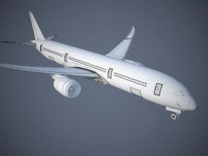 Boeing 787 Dreamliner Star Wars 3D Model