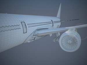 Boeing 787 Dreamliner Star Wars 3D Модель