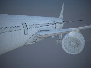 Boeing 787 Dreamliner Star Wars 3D Model